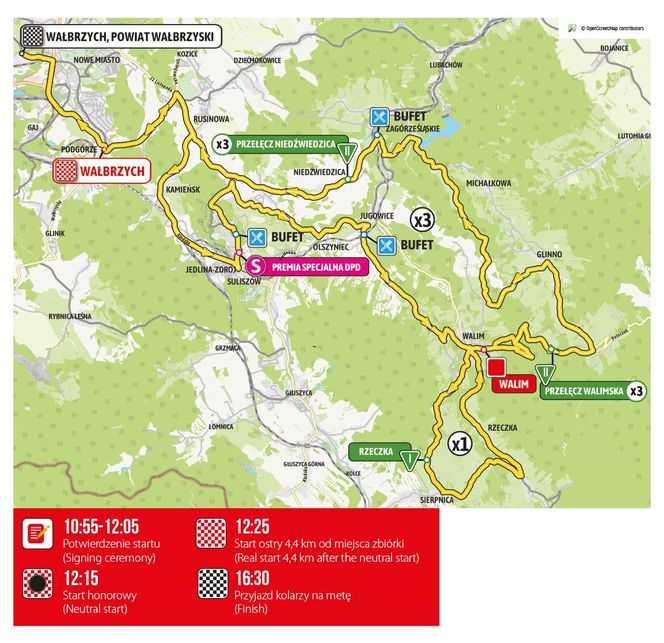 Tour de Pologne: Trasa VII etapu