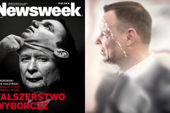 Okładka Newsweek i spot sztabu Komorowskiego