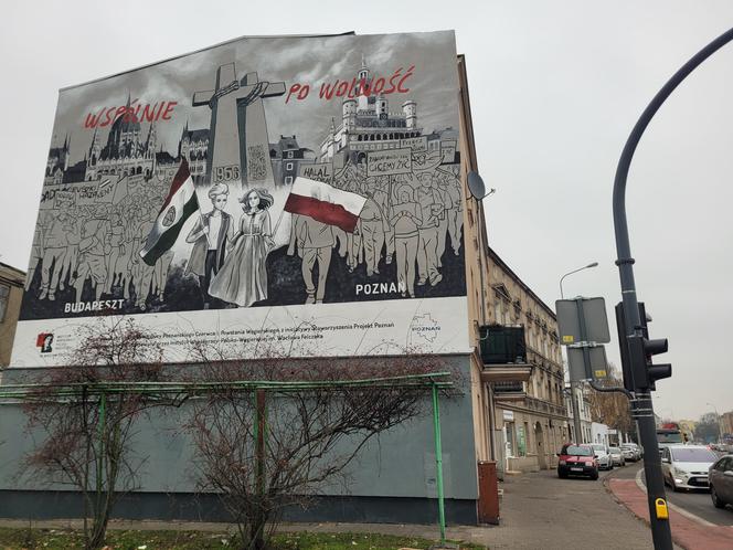 Nowy mural na Zawadach