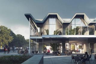 Pawilon „Emilia” w Warszawie po odbudowie, wizualizacja