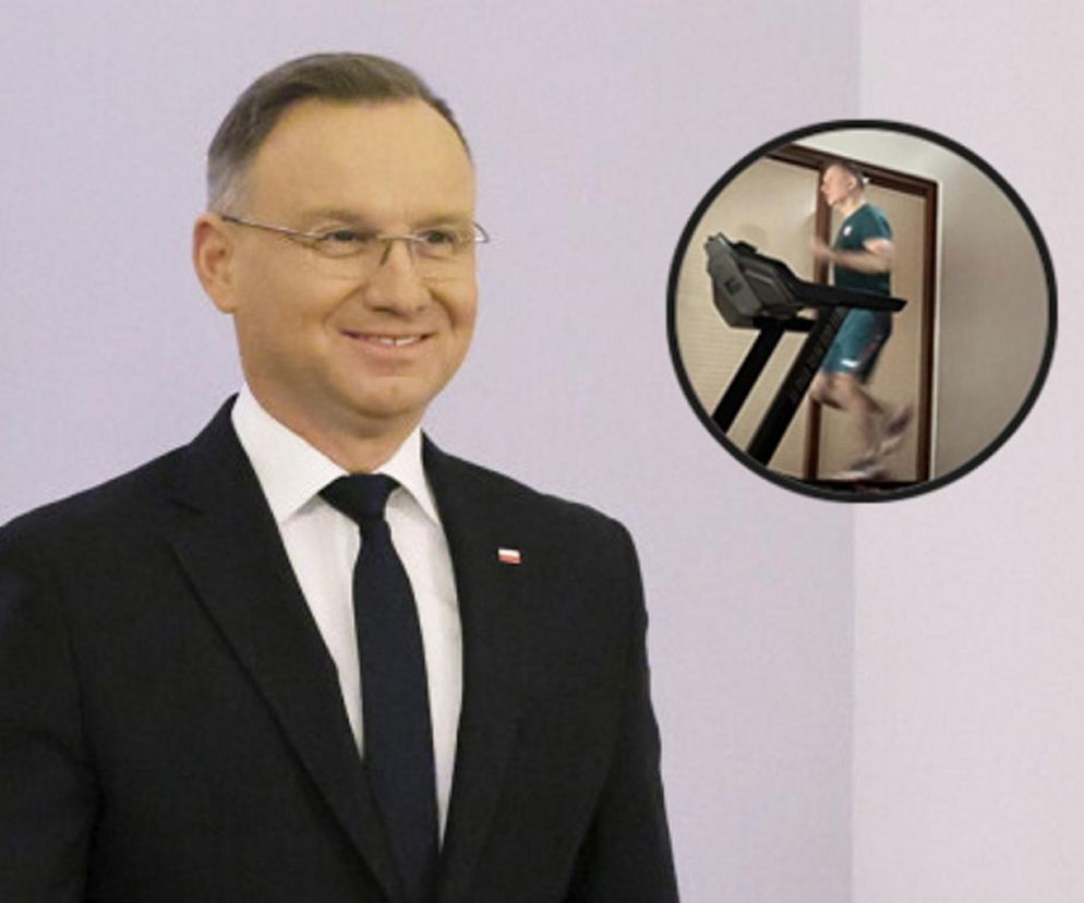 Andrzej Duda pokazał jak pakuje na siłowni! Co za muskulatura