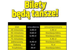 Bilety będą tańsze