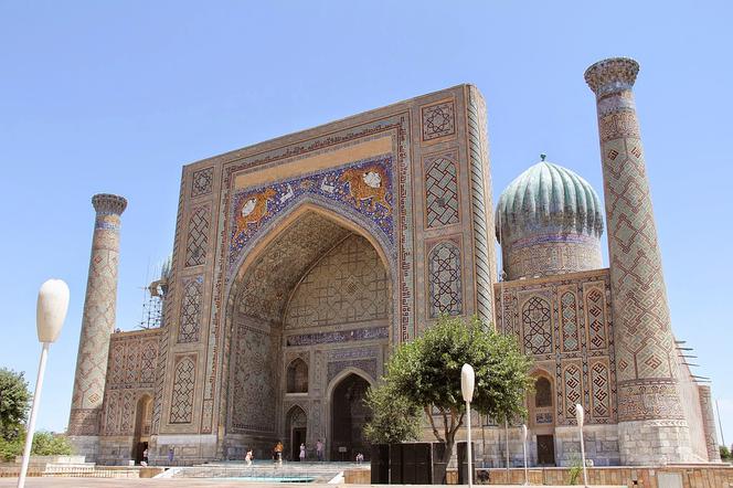 Samarkand Uzbekistan Mosque Registan