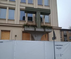 Kraków. Budowa hotelu Nobu