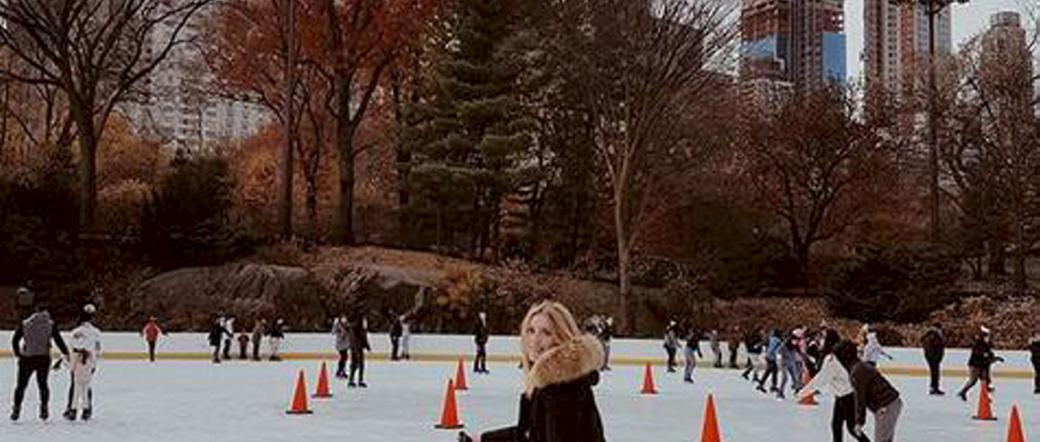 Księżniczka Europy na nowojorskim lodowisku