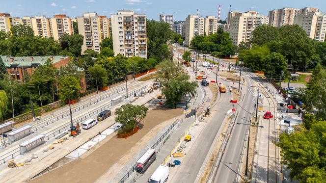 Tramwaj na Stegny w Warszawie