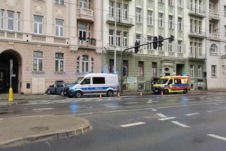 Wypadek na Placu Dąbrowskiego w Łodzi