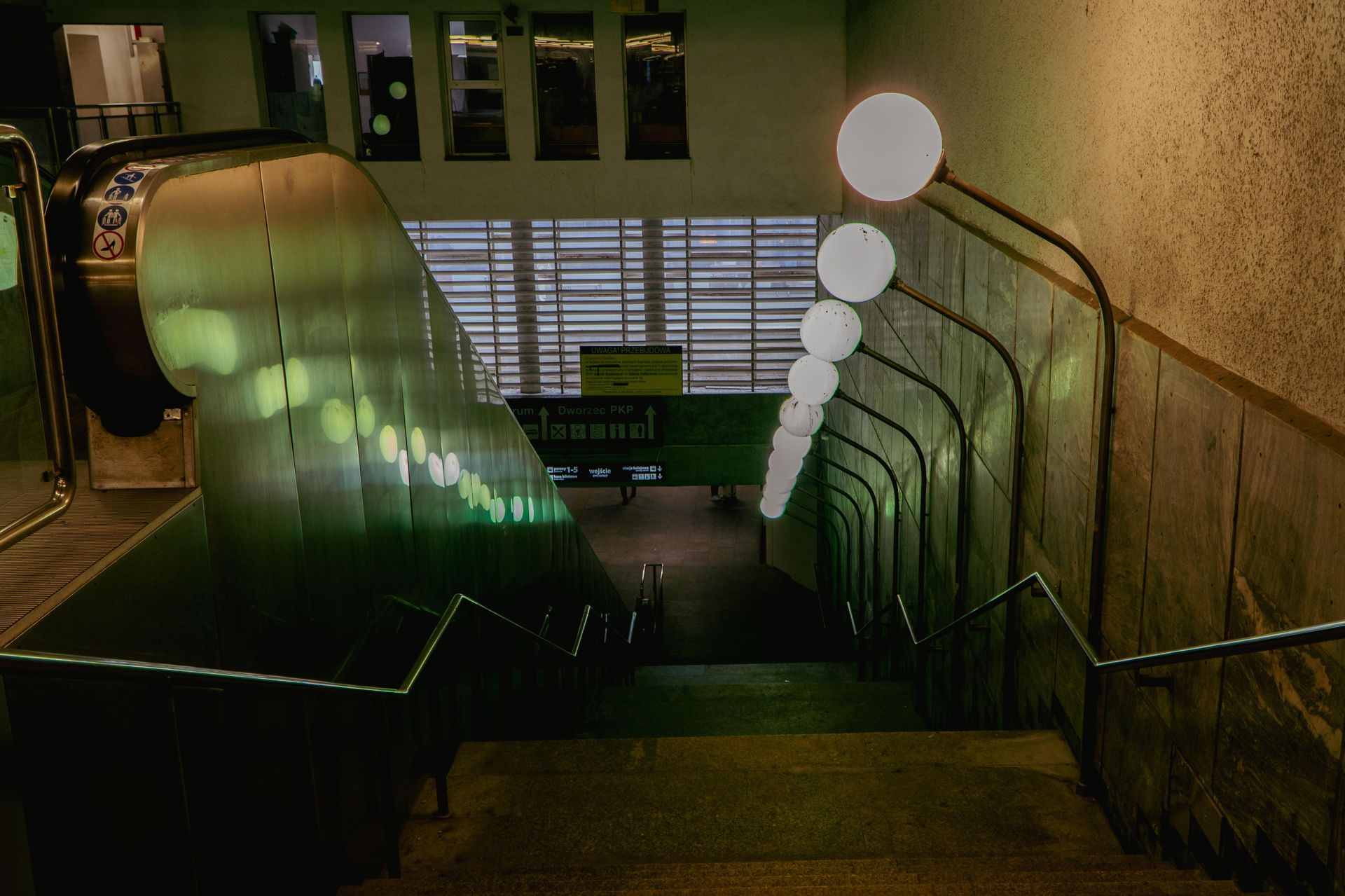 Dworzec PKS w Gdańsku. Schody