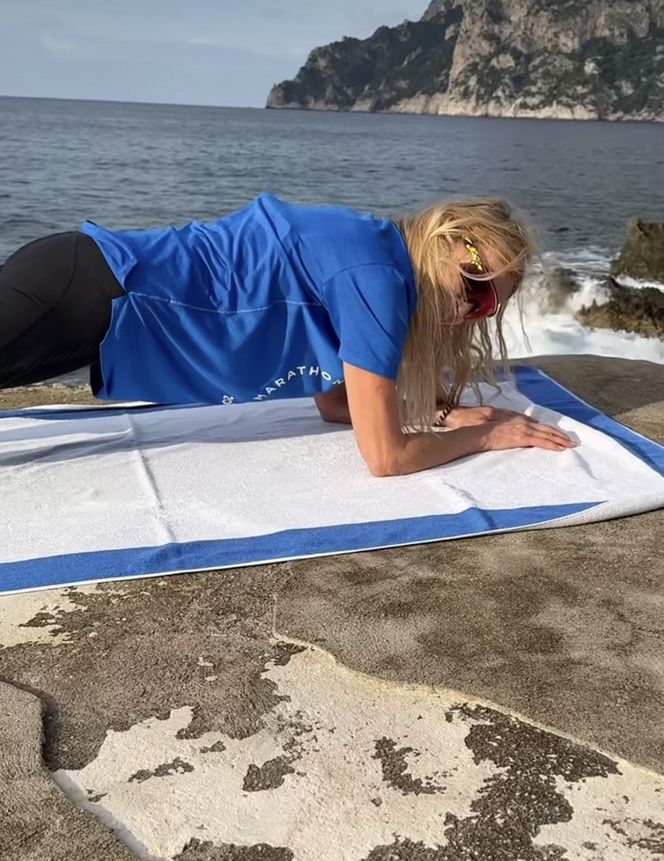 Monika Olejnik na wakacjach