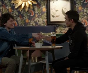 Pierwsza miłość odc. 4036. Florian/ Florek (Michał Kurek), Filip (Dominik Smaruj)