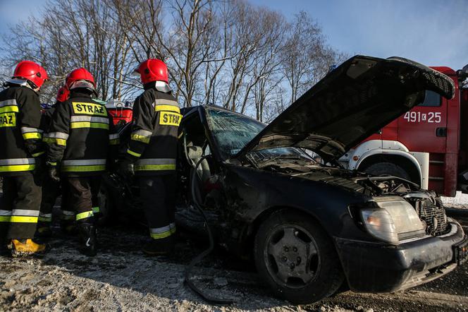 Poważny wypadek na zakopiance