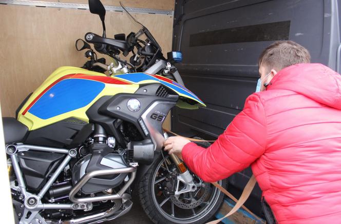 Toruń wreszcie ma motoambulans. Tak prezentuje się pojazd