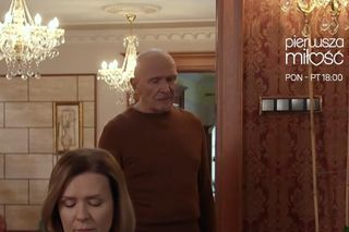 Pierwsza miłość odc. 4030. Edward Stryjeński (Marek Siudym), Marysia (Aneta Zając)