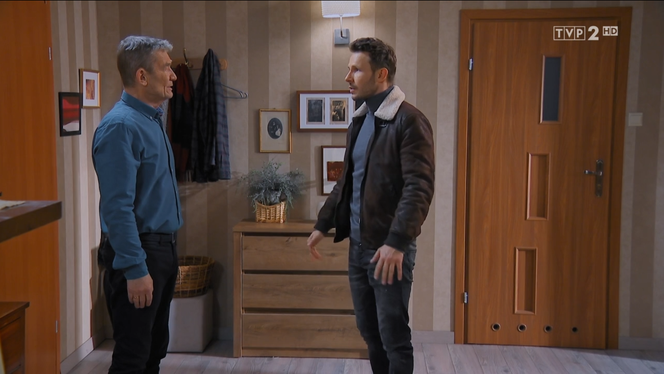 Barwy szczęścia, odc. 2469: Franek (Mateusz Banasiuk), Stefan (Krzysztof Kiersznowski)