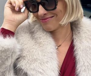 M jak miłość. Dorota (Iwona Rejzner) na planie