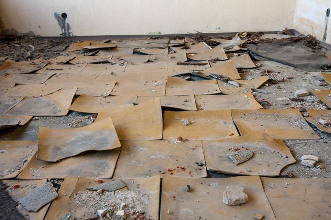 Opuszczona miejscowość Kłomino