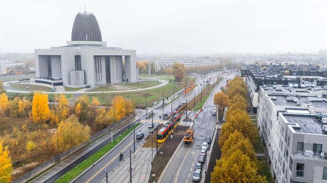 Tramwaj do Wilanowa w Warszawie