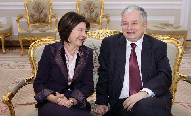 Lech Kaczyński i Maria Kaczyńska