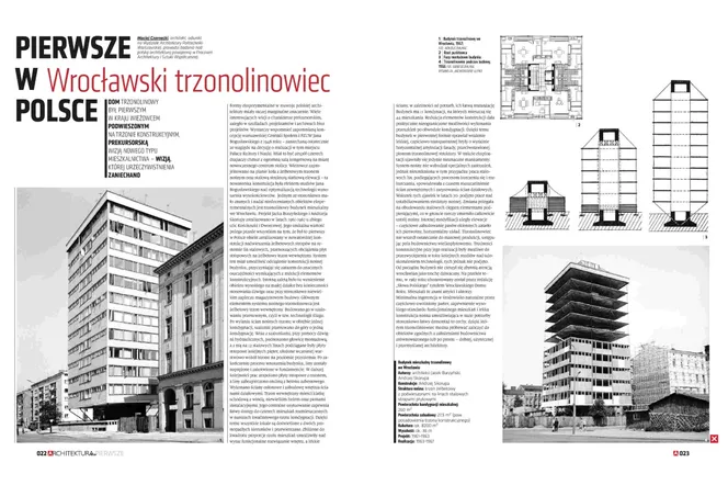 Tak powstał wrocławski Trzonolinowiec - pierwszy w Polsce wieżowiec podwieszony