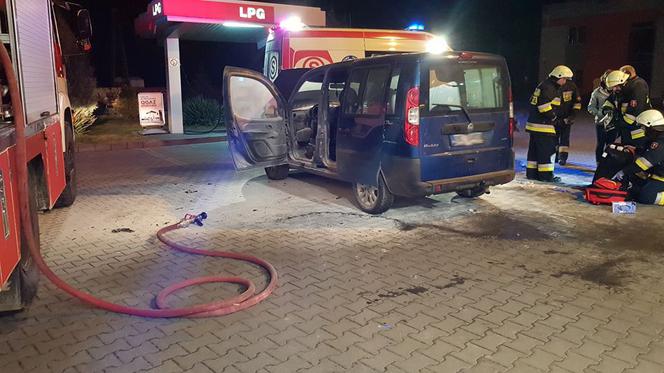 GROZA na stacji paliw! Nieprzytomna osoba poparzona!