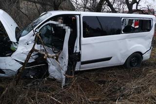 Potężne zderzenie busów pod Końskimi! Czworo dzieci zabrała karetka. Ich kierowca doprowadził do wypadku? [ZDJĘCIA]