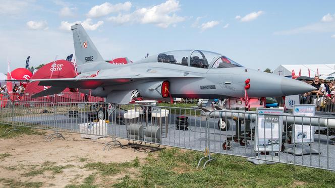 FA-50GF na ekspozycji Radom Air Show 2023