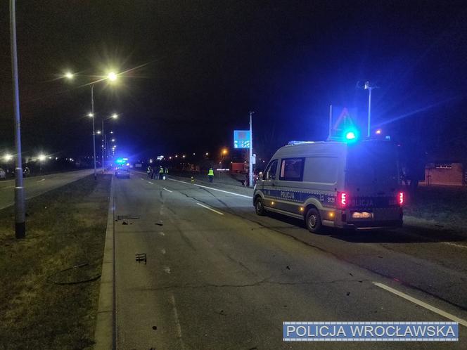 Wypadek na al. Sobieskiego we Wrocławiu
