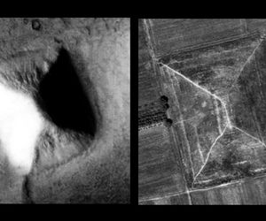 Tajemnicze konstrukcje odkryte na Marsie. Piramida i papuga