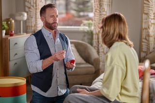 Na Wspólnej odc. 4066. Jakub Wójcicki (Przemysław Cypryański), Iga Przybysz (Lidia Sadowa)