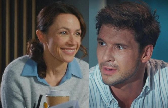 M jak miłość. Martyna (Magdalena Turczeniewicz), Marcin (Mikołaj Roznerski)