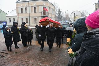 Pogrzeb burmistrza Mszczonowa Józefa Grzegorza Kurka 