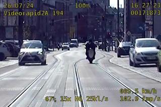 Rekordzista z Chorzowa. Jadąc motocyklem w kilkanaście minut zebrał 346 punktów karnych jadąc na 