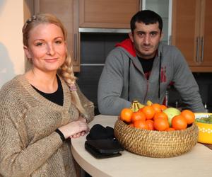 Mamed Khalidov i jego żona Ewa