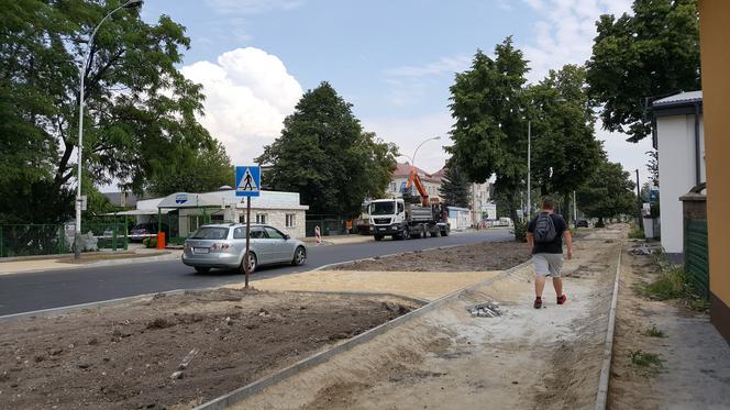 Zamość: Kilńskiego w przebudowie. Pieszym trudno się przemieszczać.  Będą też utrudnienia w ruchu