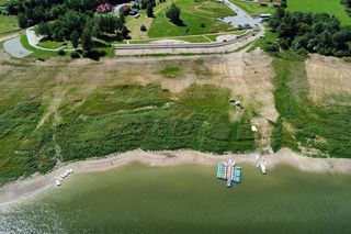 Wyschnięta Klimkówka 22 lipca 2025