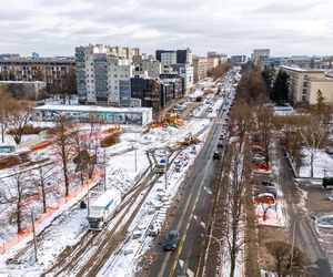 Budowa tramwaju do Dworca Zachodniego w styczniu 2025