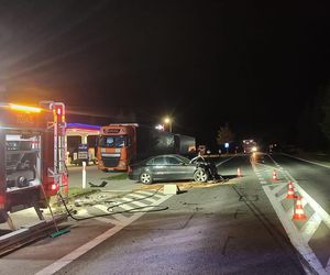 Wypadek śmiertelny na trasie Kielce - Busko-Zdrój. Nie żyje jedna osoba!