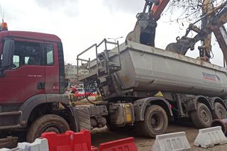 Olsztyn. Wypadek podczas prac przy inwestycji tramwajowej