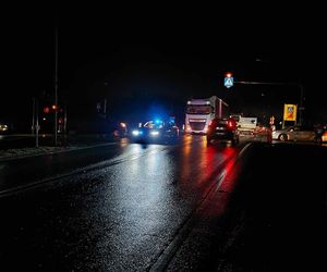 Wypadek Wielka Wieś. Potrącenie pieszego 