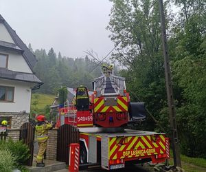 Potężny opad deszczu w Tatrach. Biały Dunajec przekroczył stan ostrzegawczy