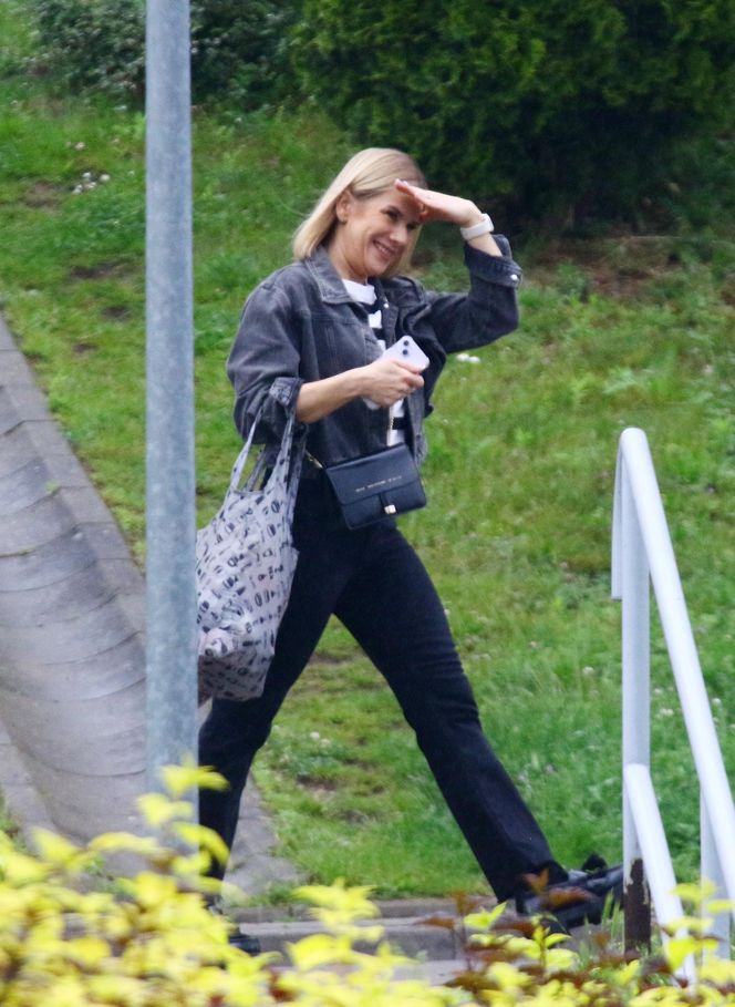 Zakupy Marty Nawrockiej pod okiem ochroniarza