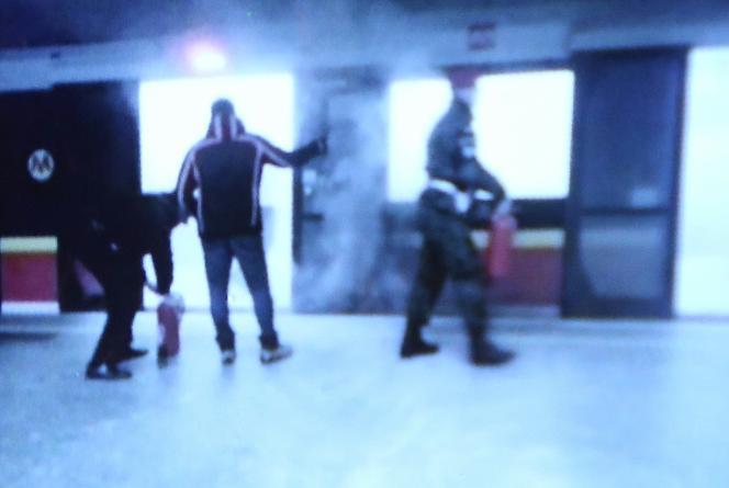 Pożar w warszawskim metrze