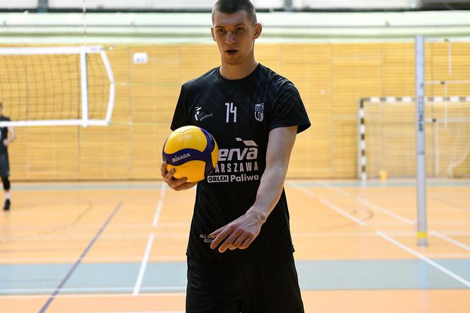 Siatkówka, Maciej Muzaj, Verva Warszawa, trening