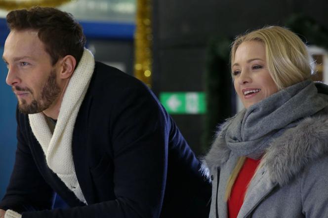 M jak miłość, odc. 1441. Joasia (Barbara Kurdej-Szatan), Leszek (Sławek Uniatowski)