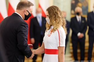 Maria Andrejczyk i Wojciech Nowicki odznaczeni przez Prezydenta RP [ZDJĘCIA]