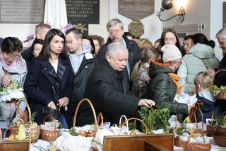 JAROSŁAW KACZYŃSKI Z MARTĄ KACZYŃSKA ŚWIĘCILI POKARMY