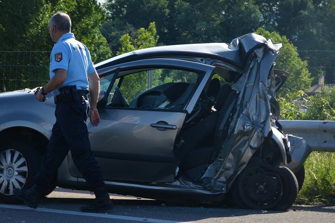 Wypadek z udziałem czterech samochodów na obwodnicy Płocka! Znamy przyczyny