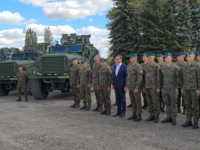 Premier Morawiecki w Siedlcach: oficjalne przekazanie 18. Dywizji Zmechanizowanej transporterów Cougar - 05.09.2022