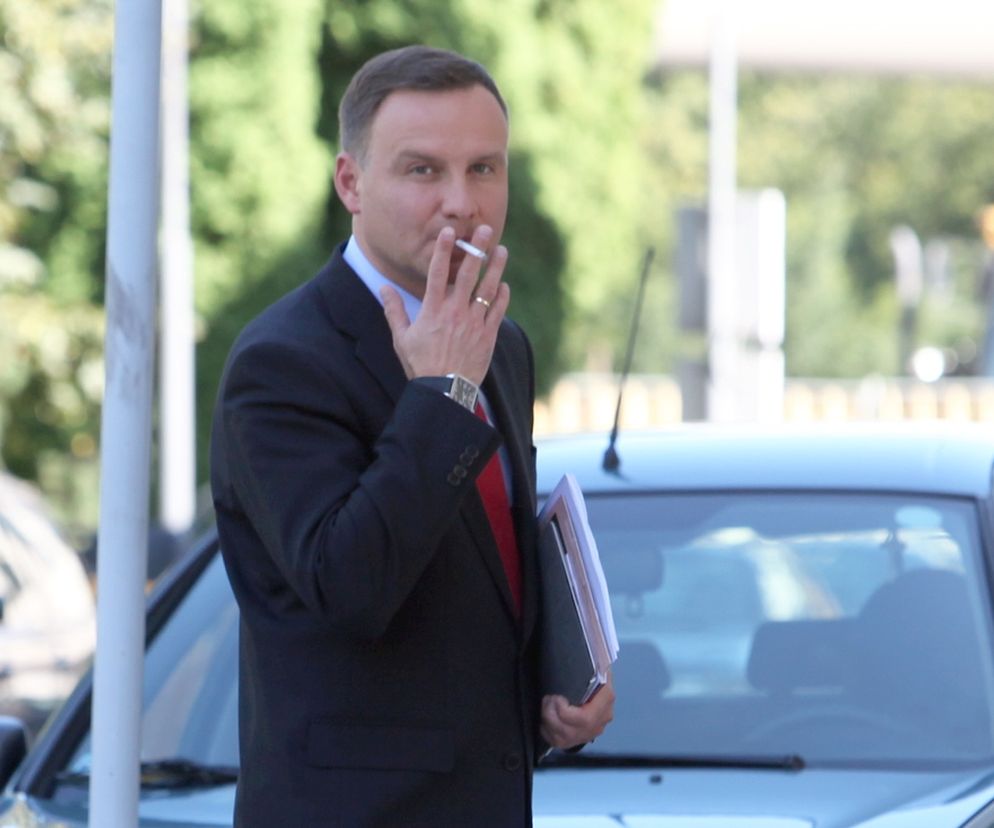 Andrzej Duda papieros 
