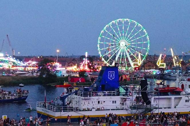 Nocne oblicze finału The Tall Ships Races 2024 w Szczecinie